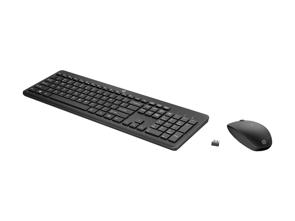 HP 235 - Tastatur-und-Maus-Set - 3-Zonen-Layout, flache Tastenreise