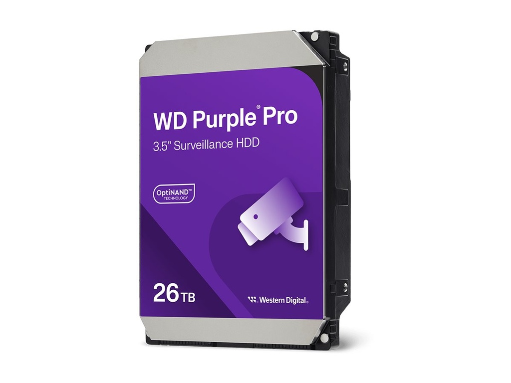 WD Purple Pro WD260PURP - Festplatte - 26 TB - Videoüberwachung, Smart Video - intern - 3.5" (8.9 cm)