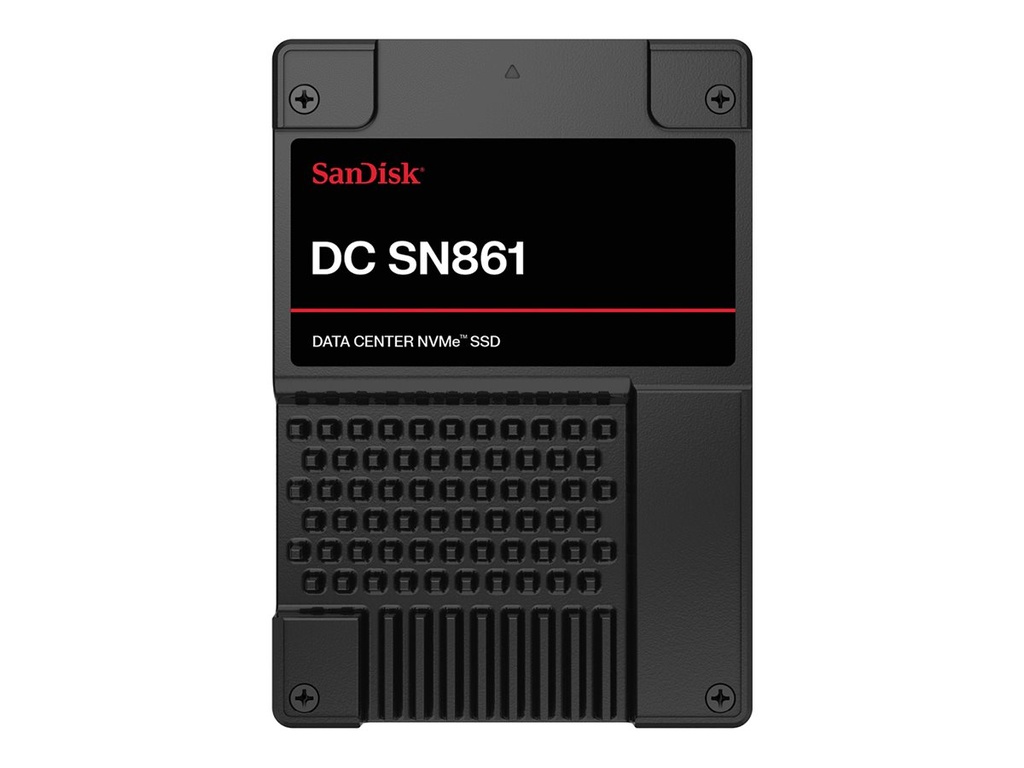 WD SanDisk SN861 - SSD - Datencenter - 3.2 TB - intern - 2.5" (6.4 cm)