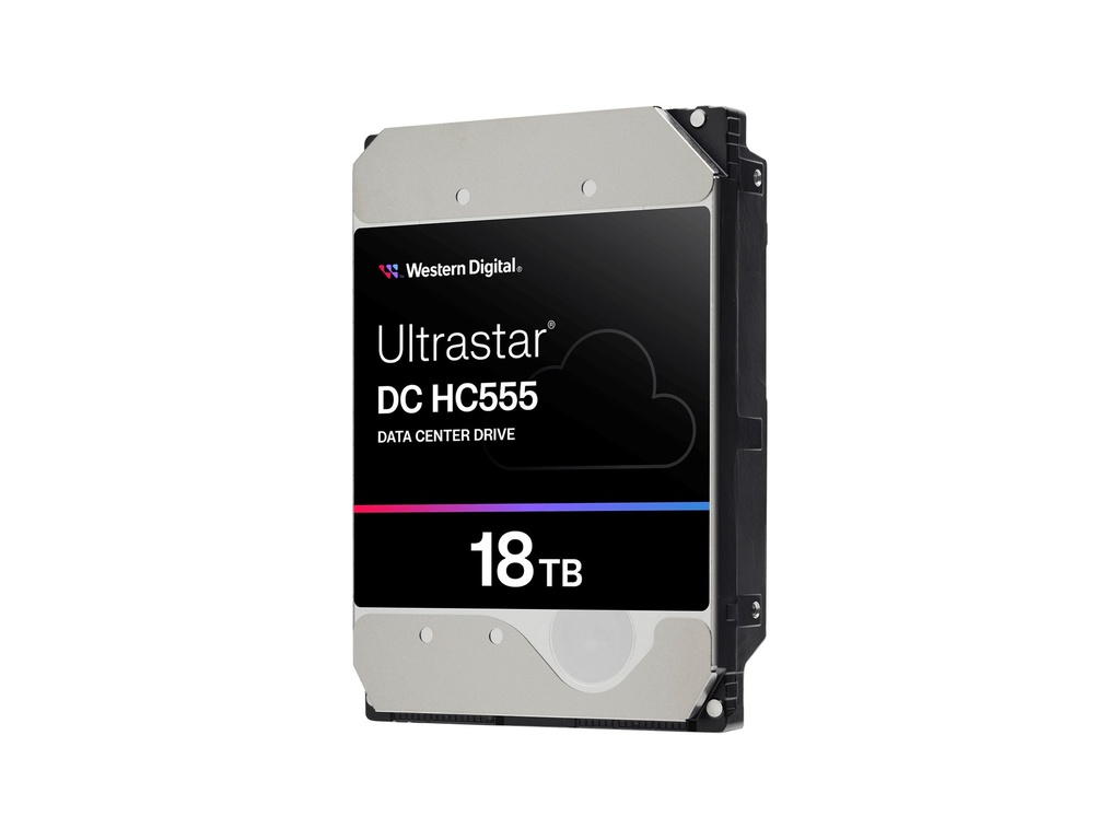 WD Ultrastar DC HC555 - Festplatte - Datencenter - verschlüsselt - 18 TB - intern - 3.5" (8.9 cm)