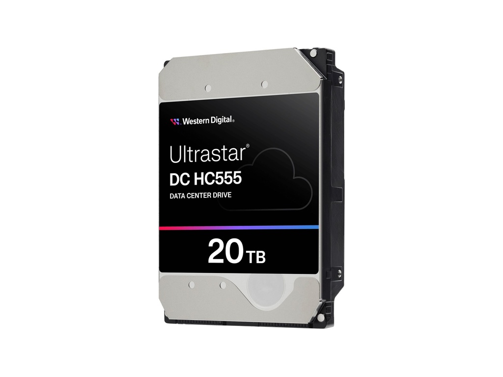 WD Ultrastar DC HC555 - Festplatte - Datencenter - verschlüsselt - 20 TB - intern - 3.5" (8.9 cm)
