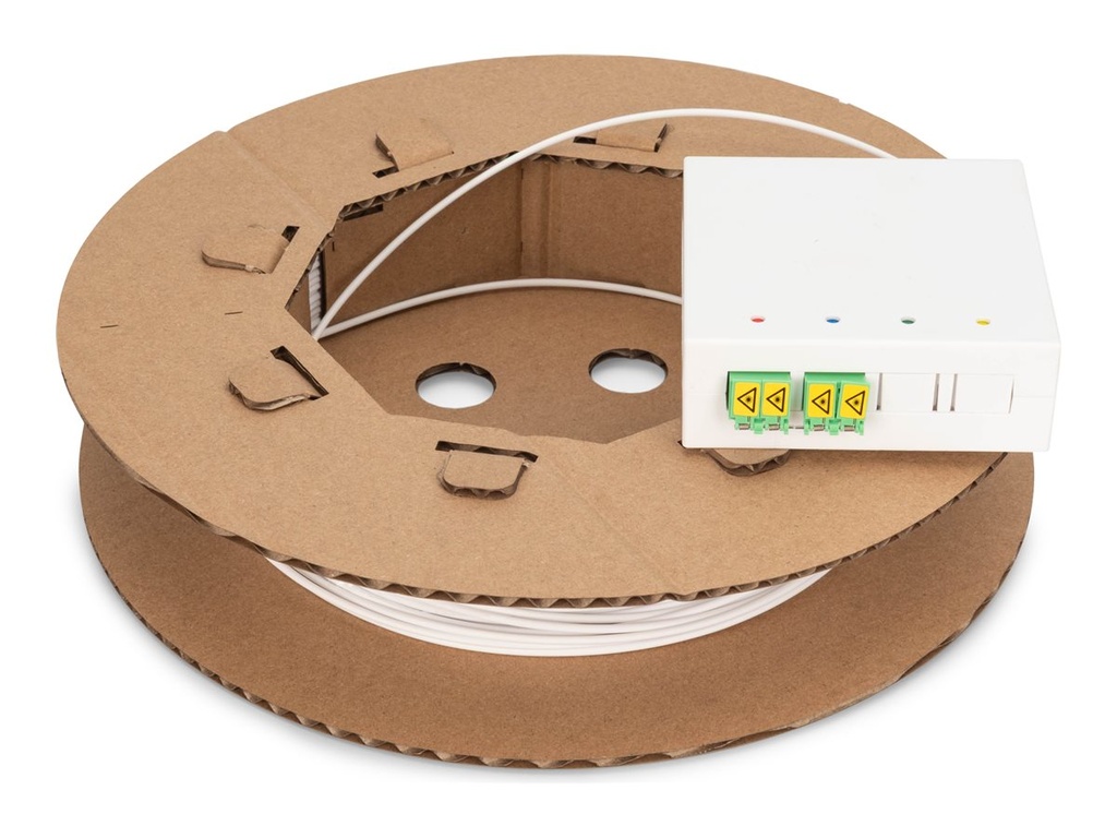 DIGITUS Speicher-Installationskit - pre-assembled, 4-fiber, LC/APC connector