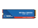 WD Blue SN5100 - SSD - 500 GB - intern - M.2 2280 - PCIe 4.0 (NVMe)