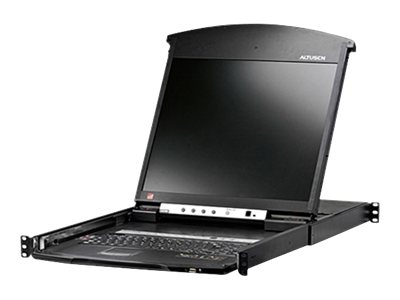 ATEN KL1516AiN - KVM-Konsole mit KVM-Switch - 16 Anschlüsse - PS/2, USB - US-Englisch (QWERTY)
