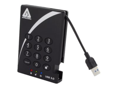 Lenovo Apricorn Aegis Padlock 3.0 - Festplatte - verschlüsselt - 1 TB - extern (tragbar)