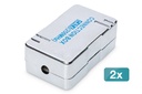 DIGITUS CAT 6 Verbindungsmodul für Twisted Pair Kabel - 2 Stk.