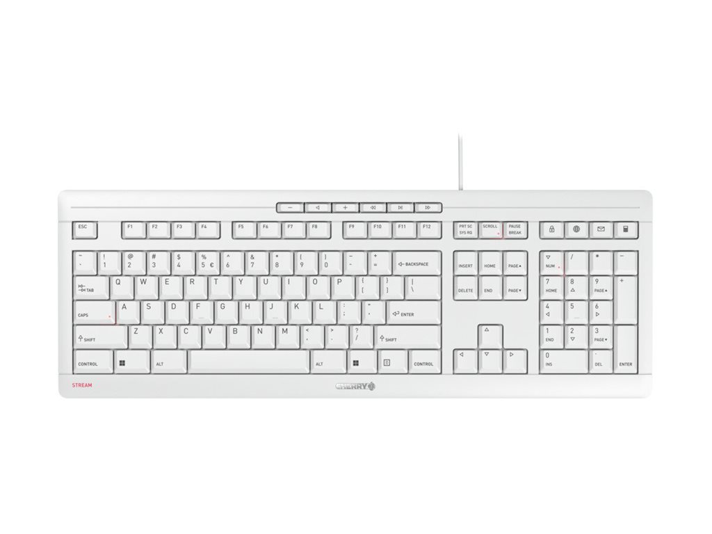 Cherry STREAM KEYBOARD - Tastatur - 100% - full size