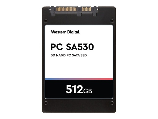 [SDATB8Y-512G] WD PC SA530 - SSD - verschlüsselt - 512 GB - intern - 2.5" (6.4 cm)