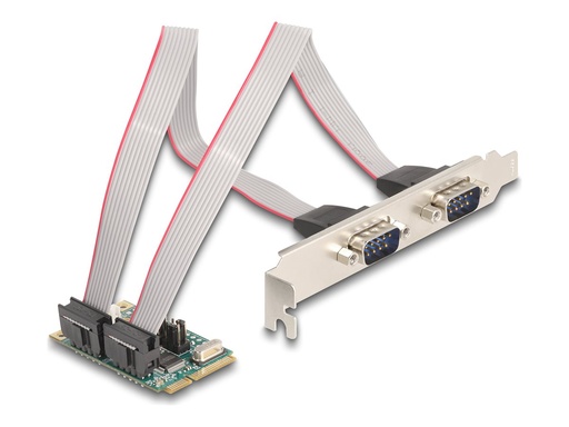 [95276] Delock Serieller Adapter - PCIe 1.2 Full Mini Card Low-Profile
