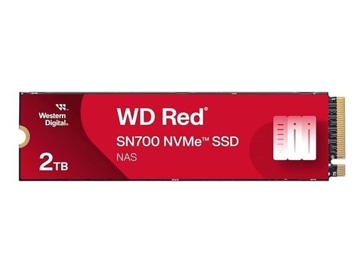 [79700-T00201WD01-RS] QNAP WD Red SN700 - SSD - 2 TB - intern - M.2 2280 - PCIe (NVMe)