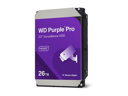 [WD260PURP] WD Purple Pro WD260PURP - Festplatte - 26 TB - Videoüberwachung, Smart Video - intern - 3.5" (8.9 cm)