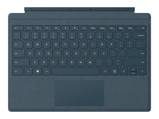 [FFQ-00025] Microsoft Surface Pro Signature Type Cover - Tastatur - mit Trackpad, Beschleunigungsmesser - hinterleuchtet - QWERTZ - Deutsch - kobaltblau - kommerziell - für Surface Pro (Mitte 2017)