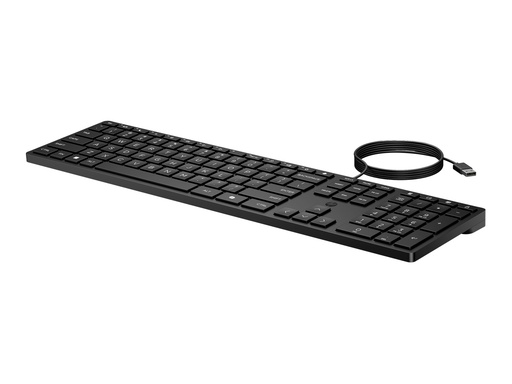 [9SR37UT#ABB] HP Desktop 320K - Tastatur - USB - QWERTY - Englisch