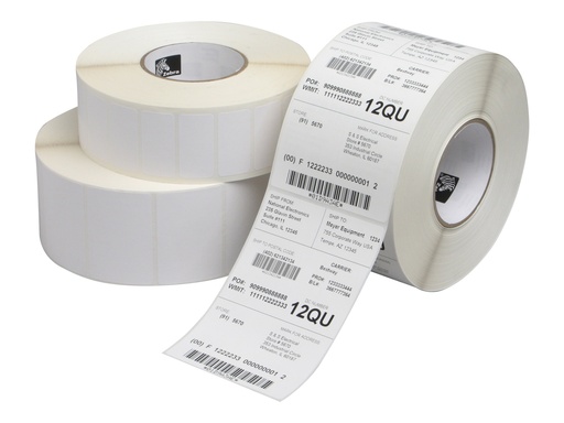 [3003725] Zebra Z-Perform 1000T - Papier - matt - entfernbarer Klebstoff - unbeschichtet - 129 Mikron - 70 x 32 mm 4650 Etikett(en) (1 Rolle(n)