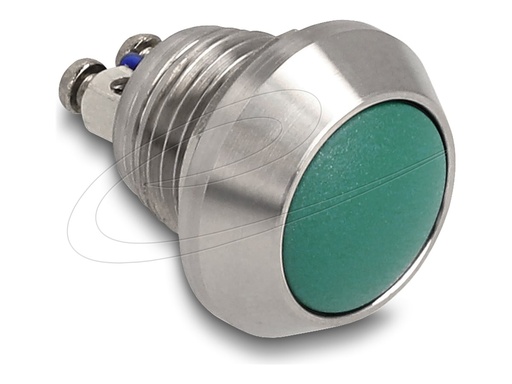 [22034] Delock Drücktaster - for installation 12 mm, 2 x screw terminal