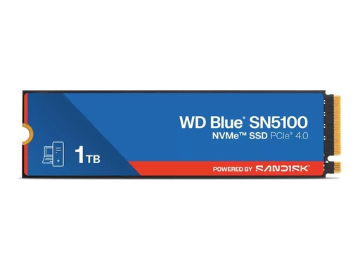 [WDS100T5B0E-00CPE0] WD Blue SN5100 - SSD - 1 TB - intern - M.2 2280 - PCIe 4.0 (NVMe)