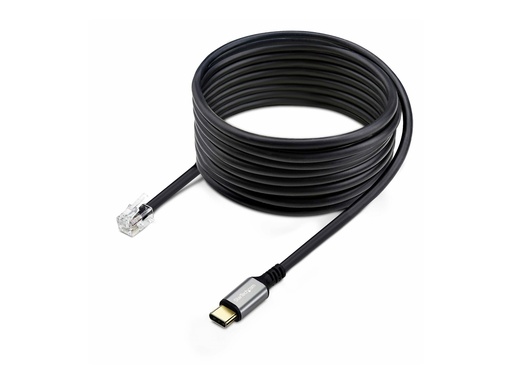 [UR9-HEADSET-ADAPTER] StarTech.com USB-C to RJ9 Adapter for Office Phone Handset or Wired/Wireless Headset, Use Existing Landline Hardware, 6ft/1.8m, For Laptop/Desktop Computer/Mobile