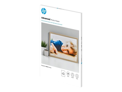 [Q8697A] HP Advanced Photo Paper - Glänzend - A3 (297 x 420 mm)