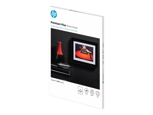 [CR673A] HP Premium Plus Photo Paper - Halbglänzend - A4 (210 x 297 mm)