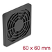 [67310] Delock Lüftergitter mit Staubfilter 60 x 60 mm schwarz