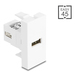 [90908] Delock Easy 45 Modul USB 2.0 Typ-A BU zu 2.0 ws