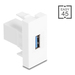 [90909] Delock Easy 45 Modul USB Typ-A BU zu