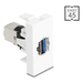 [90910] Delock Easy 45 Modul USB Typ-A BU zu Typ-B