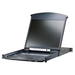[KL1508AIM-AXA-GG] ATEN 17i LCD Cat5e/6 KVM Over IP Switch Dual Rail -German Keyboard - 8-Port - PS/2