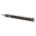[DN-95441] DIGITUS 1U Alu PDU Rackmount. 6x Safety outlet 1x outlet - (Offline-) USV - 19"