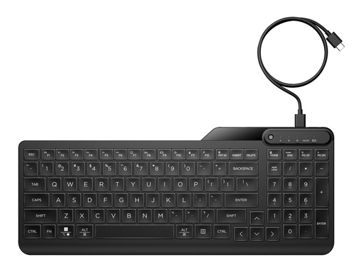 [7N7C1UT#ABD] HP 405 - Tastatur - Multi-Device - compact - hinterleuchtet