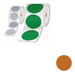 [LTZ1R025FPEL] Brother Braun - 25 mm rund 1000 Etikett(en) (1 Rolle(n)