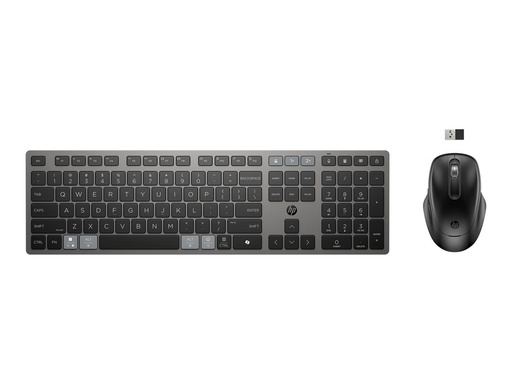 [9T5B0UT#ABU] HP 725 - Tastatur-und-Maus-Set - multifunktional, wiederaufladbar, betrieben mit Superkondensator