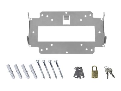 [61338] Lancom Wall Mount + Lock (LN) - Montagesatz für Netzwerkgeräte - Deckenmontage möglich, geeignet für Wandmontage (Packung mit 10)